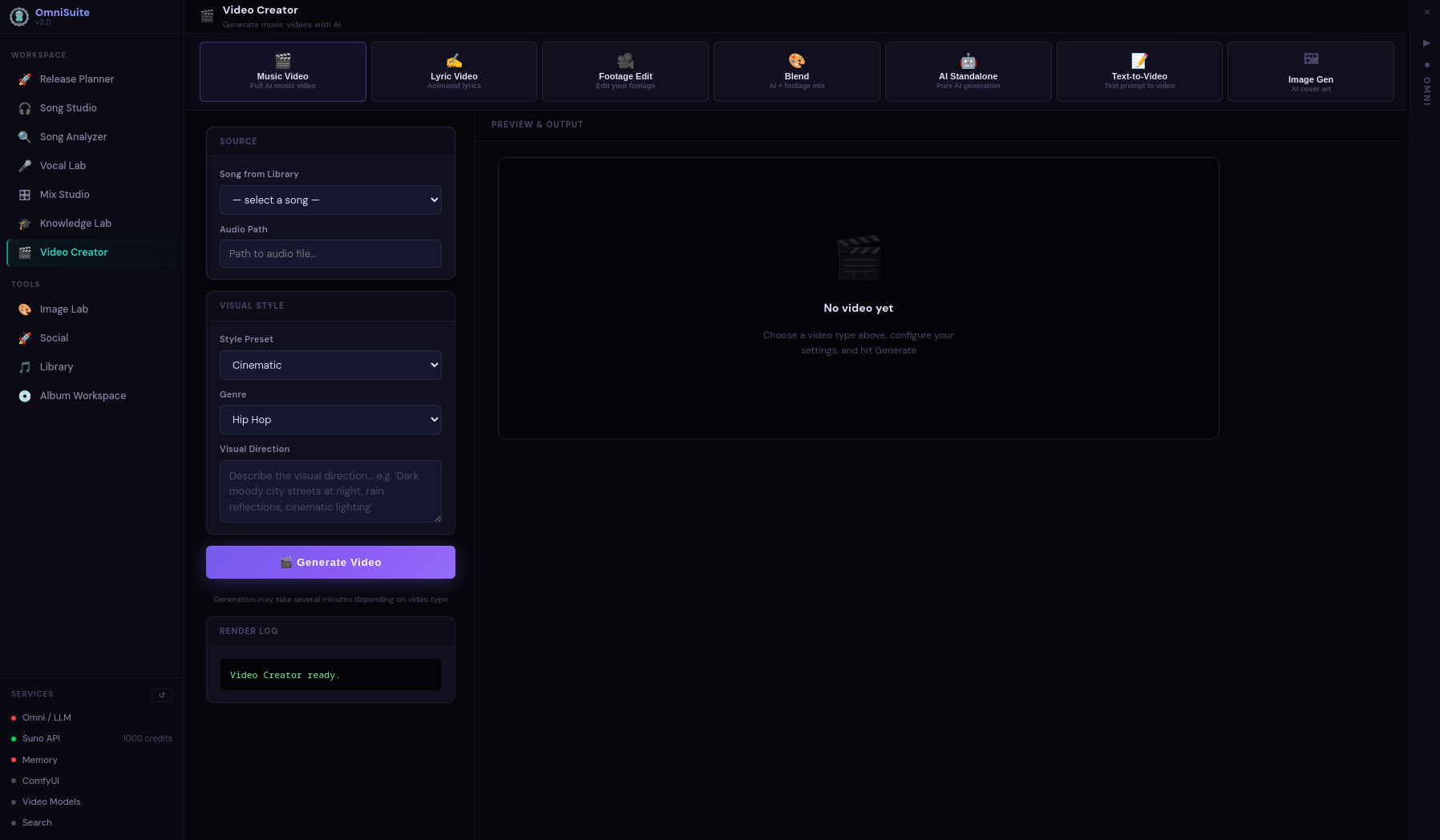OmniSuite Video Creator
